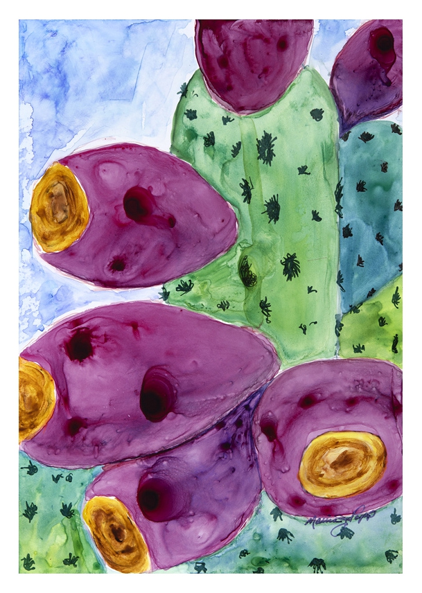 Prickly Pears by Marcia J Popp