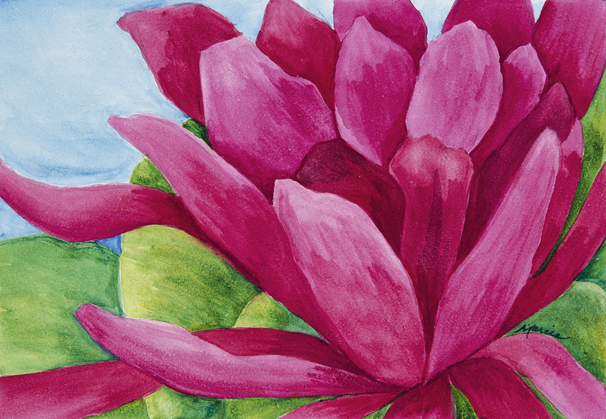 Flying Saucer I by Marcia J Popp