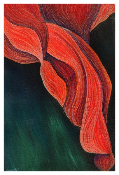 Falling Red by Marcia J Popp