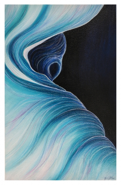 Turquoise Driftwood by Marcia J Popp