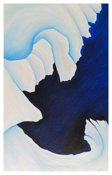 White Iris II by Marcia J Popp